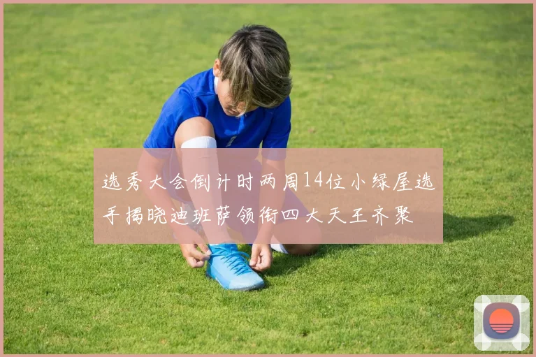 选秀大会倒计时两周14位小绿屋选手揭晓迪班萨领衔四大天王齐聚
