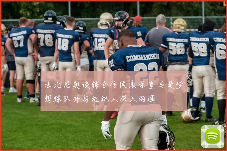 法比尼奥谈转会传闻表示皇马是梦想球队并与经纪人深入沟通